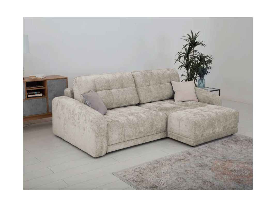 Угловой диван Джефферсон цвет бежевый,серый (фото 326175)