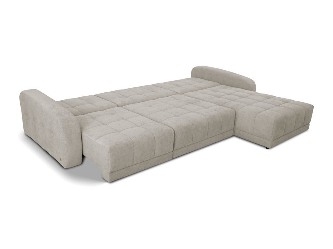 Угловой диван Джефферсон цвет бежевый,серый (фото 326255)