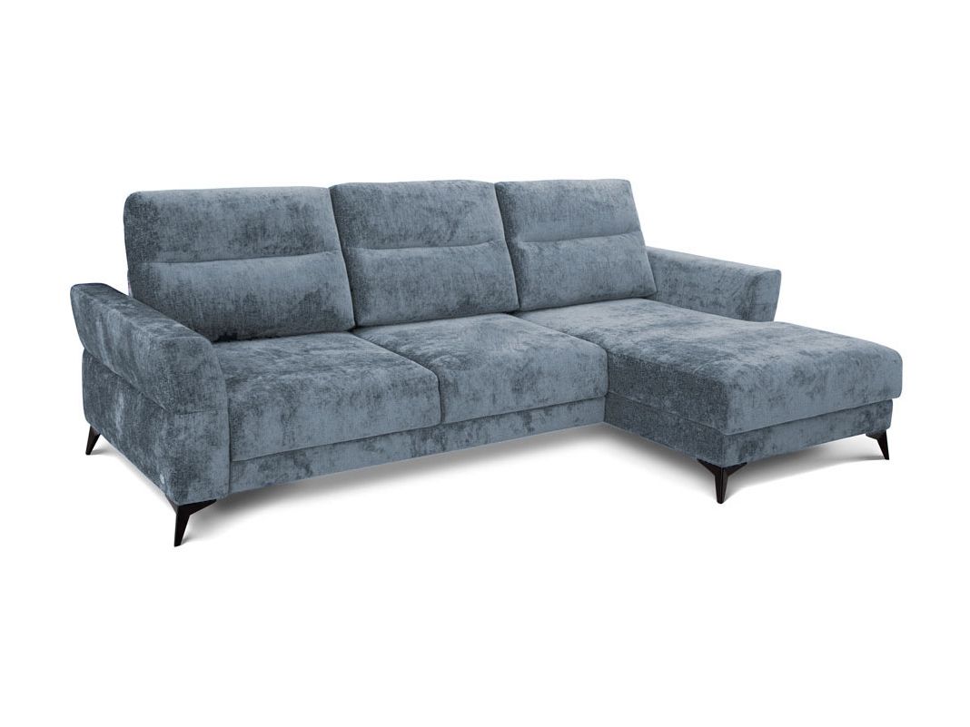 Угловой диван Хадсон цвет голубой (фото 326522)