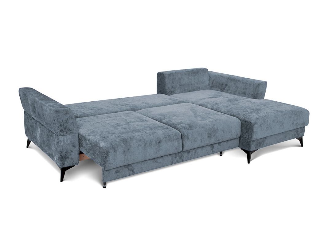 Угловой диван Хадсон цвет голубой (фото 326523)