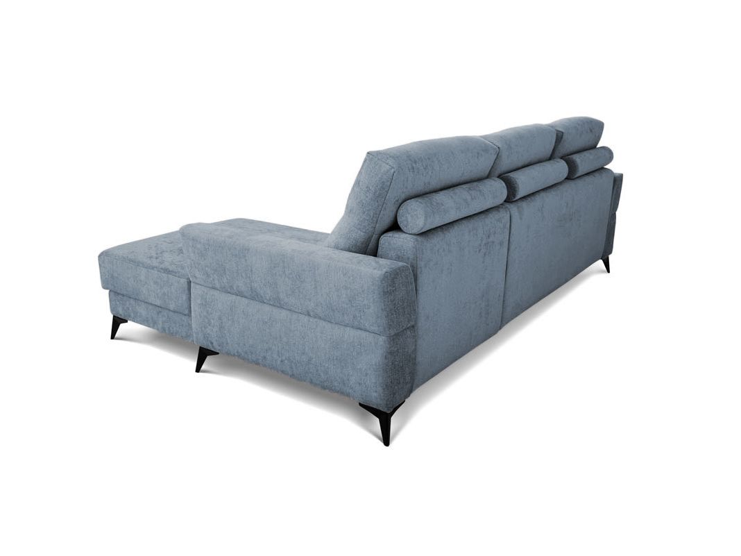 Угловой диван Хадсон цвет голубой (фото 326524)