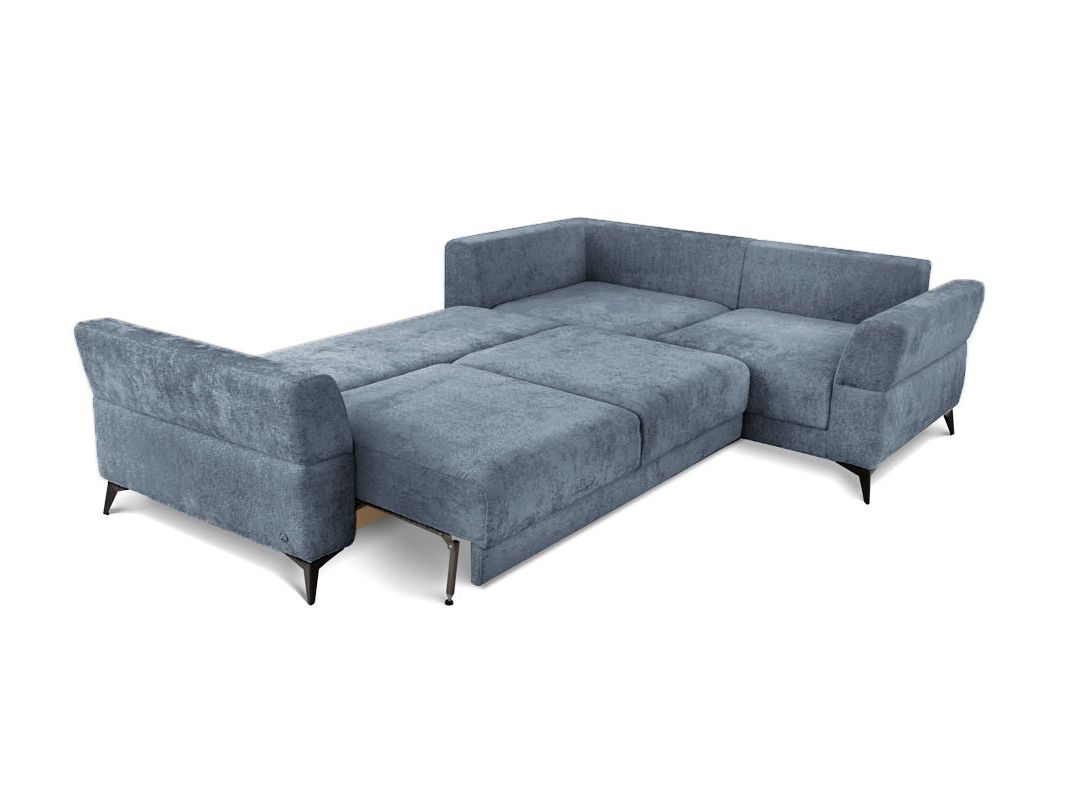 Угловой диван Хадсон цвет голубой (фото 326737)