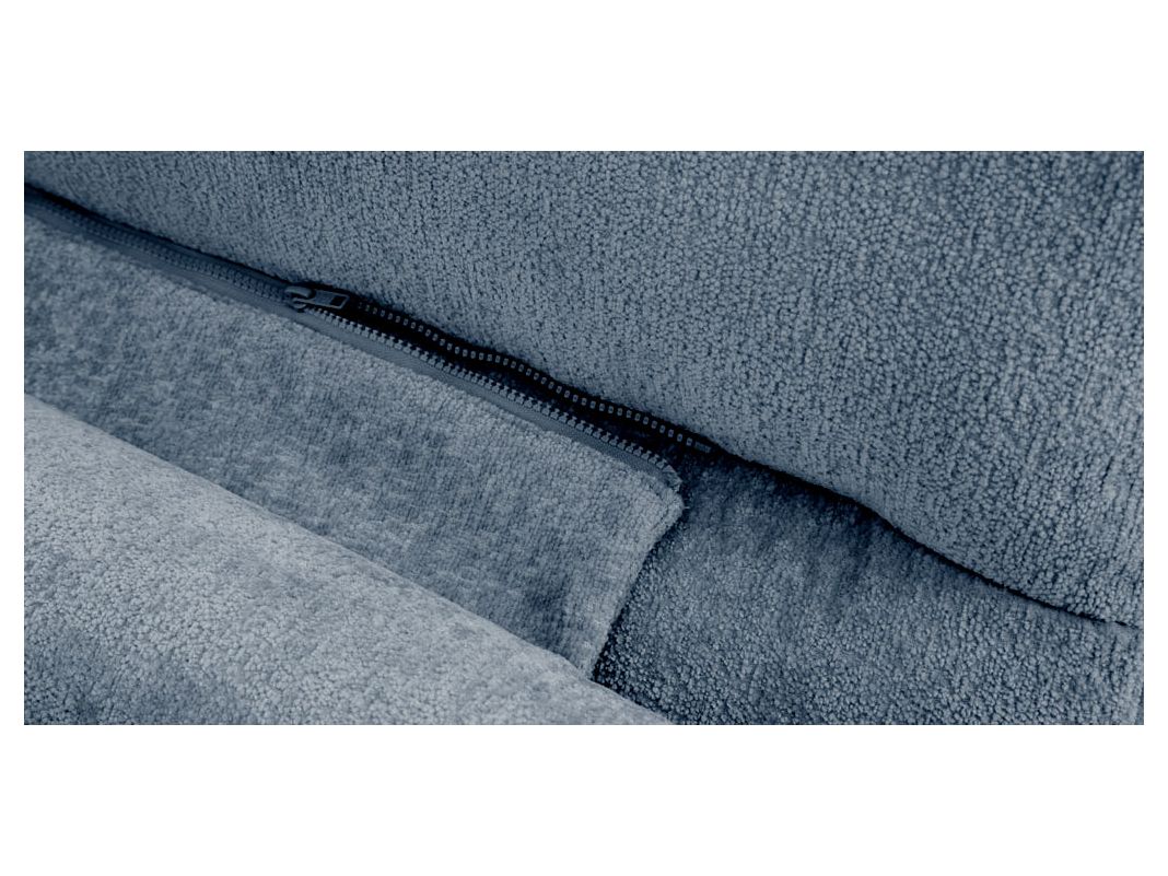 Угловой диван Хадсон цвет голубой (фото 326738)