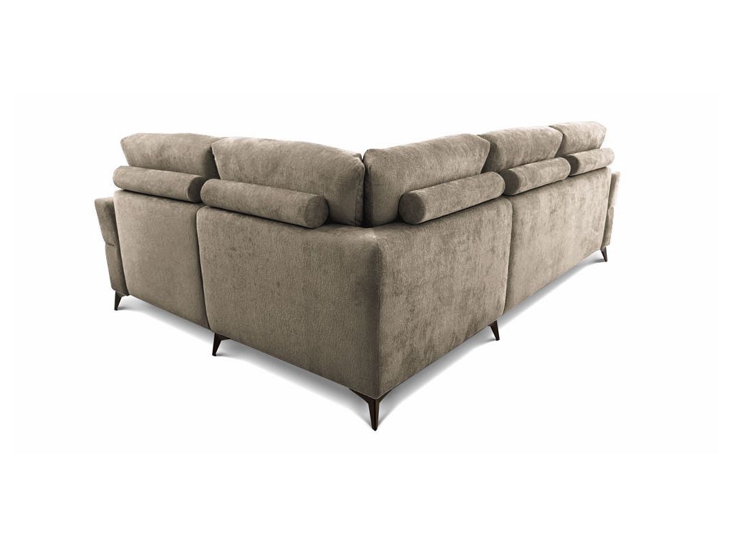 Угловой диван Хадсон цвет коричневый (фото 326781)