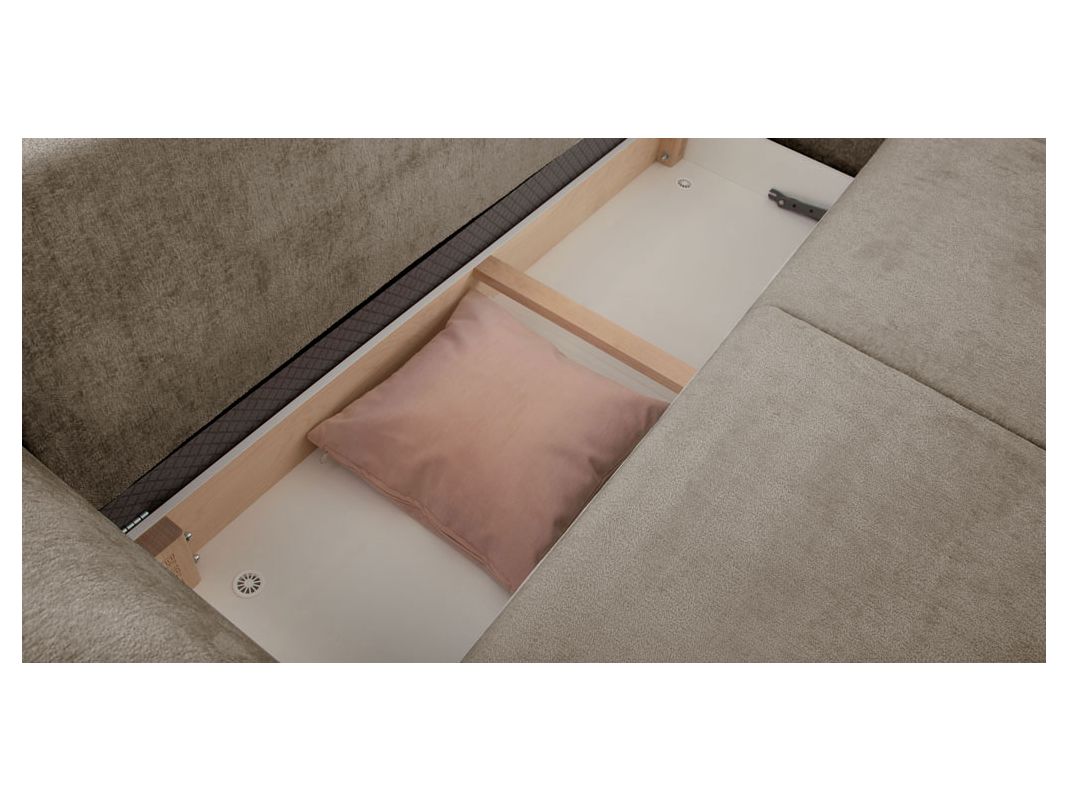 Угловой диван Хадсон цвет коричневый (фото 326784)