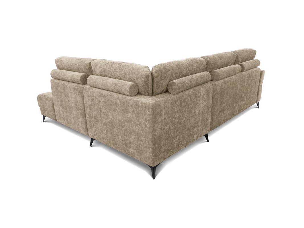 Угловой диван Хадсон цвет бежевый (фото 326896)