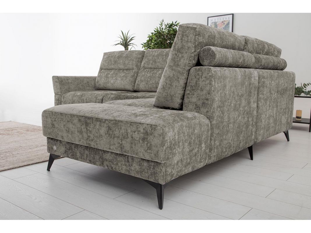 Угловой диван Хадсон цвет серый (фото 326930)