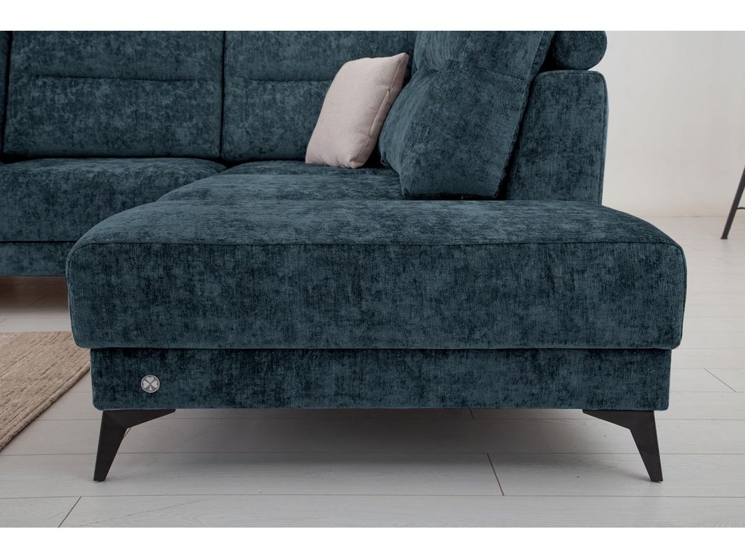 Угловой диван Хадсон цвет синий (фото 326969)