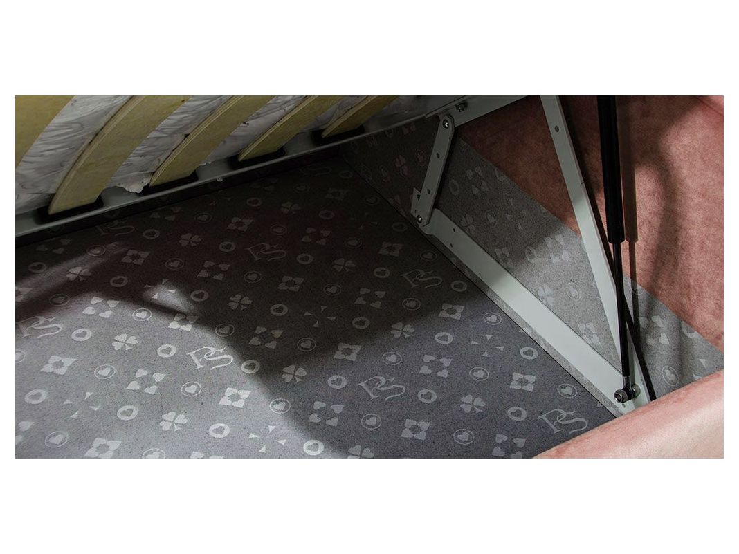 Кровать-тахта с подъемным механизмом Джульетта цвет красный,розовый (фото 54182)