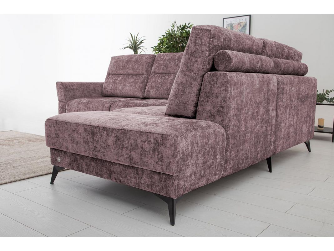 Угловой диван Хадсон цвет фиолетовый,розовый (фото 326825)