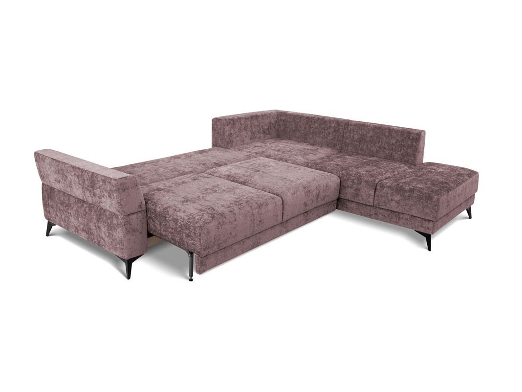 Угловой диван Хадсон цвет фиолетовый,розовый (фото 326828)