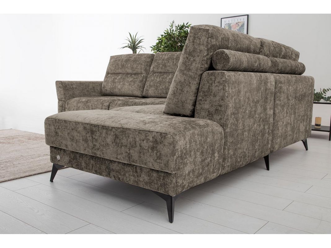 Угловой диван Хадсон цвет коричневый (фото 326860)