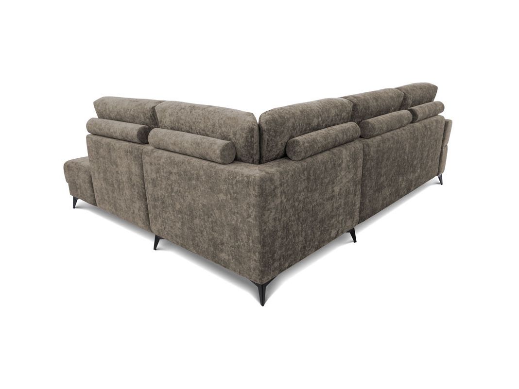 Угловой диван Хадсон цвет коричневый (фото 326861)