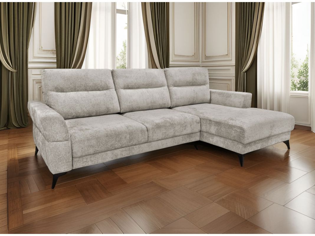 Угловой диван Хадсон реальное фото образца цвет серый (фото 328215)