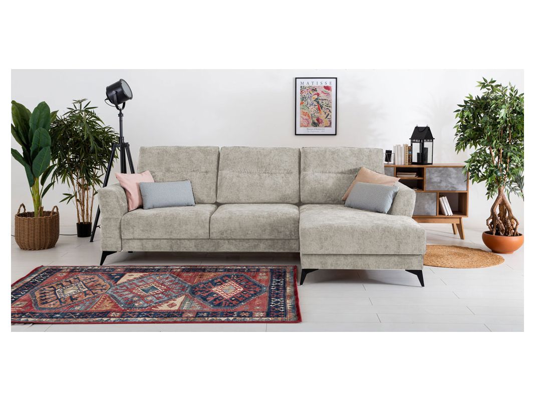 Угловой диван Хадсон цвет серый (фото 328206)