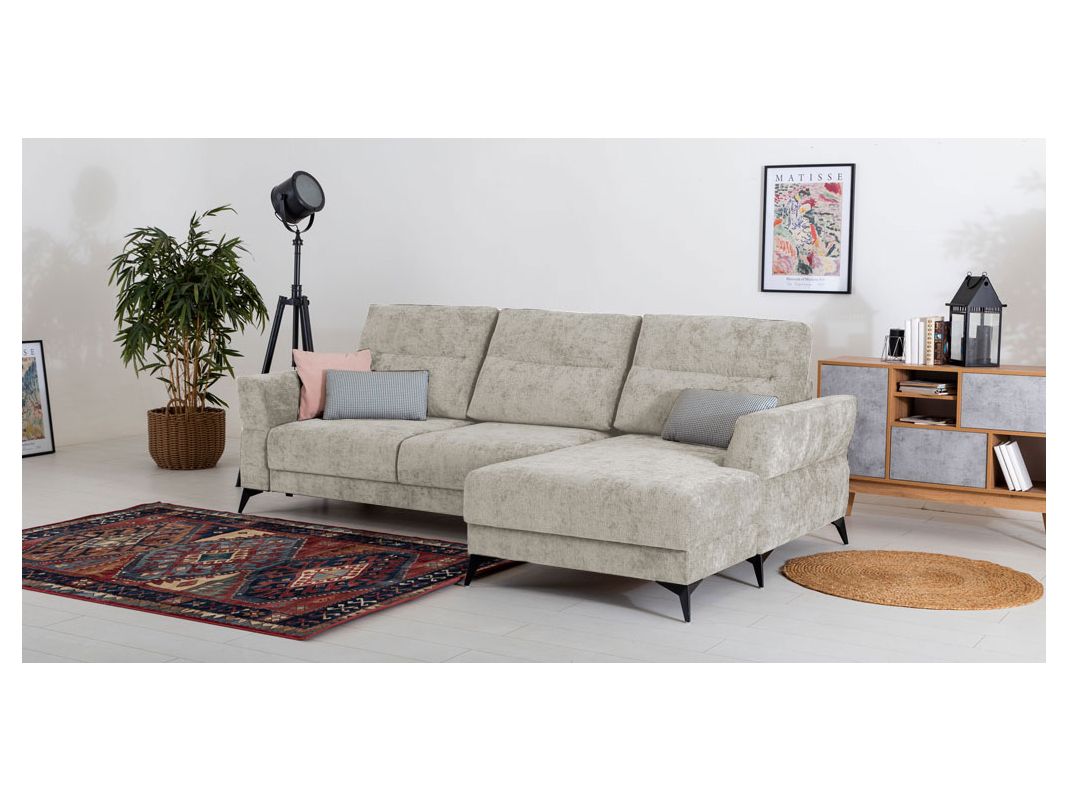 Угловой диван Хадсон цвет серый (фото 328207)