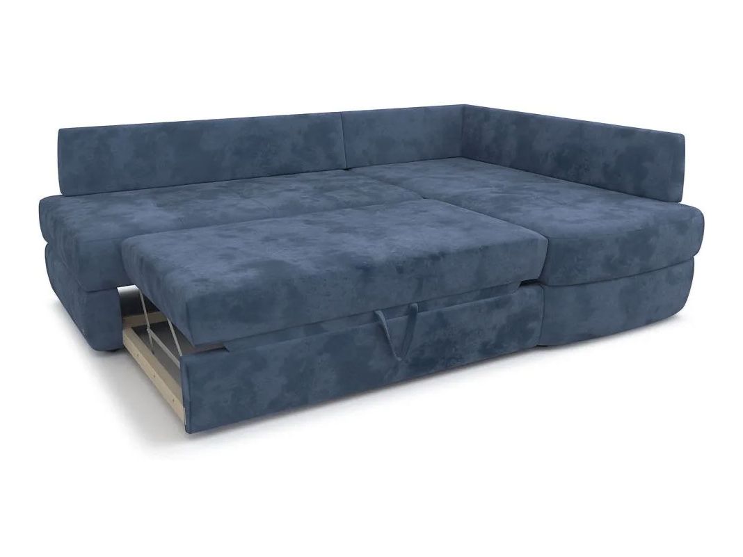 Угловой диван Арно цвет синий,голубой (фото 328132)