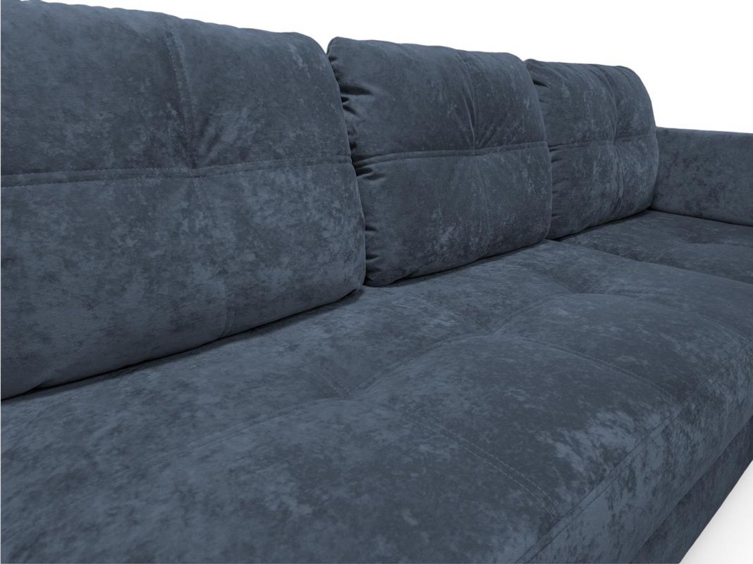 Угловой диван Арно реальное фото образца цвет синий,голубой (фото 328137)