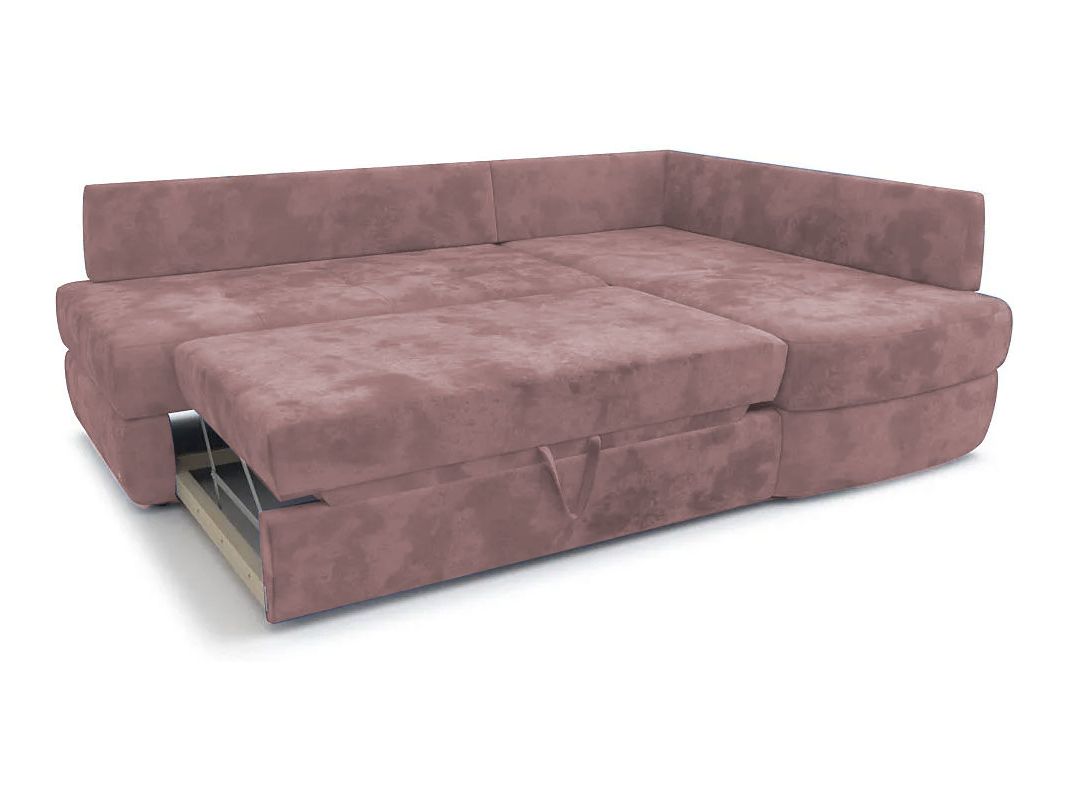 Угловой диван Арно цвет розовый (фото 328055)