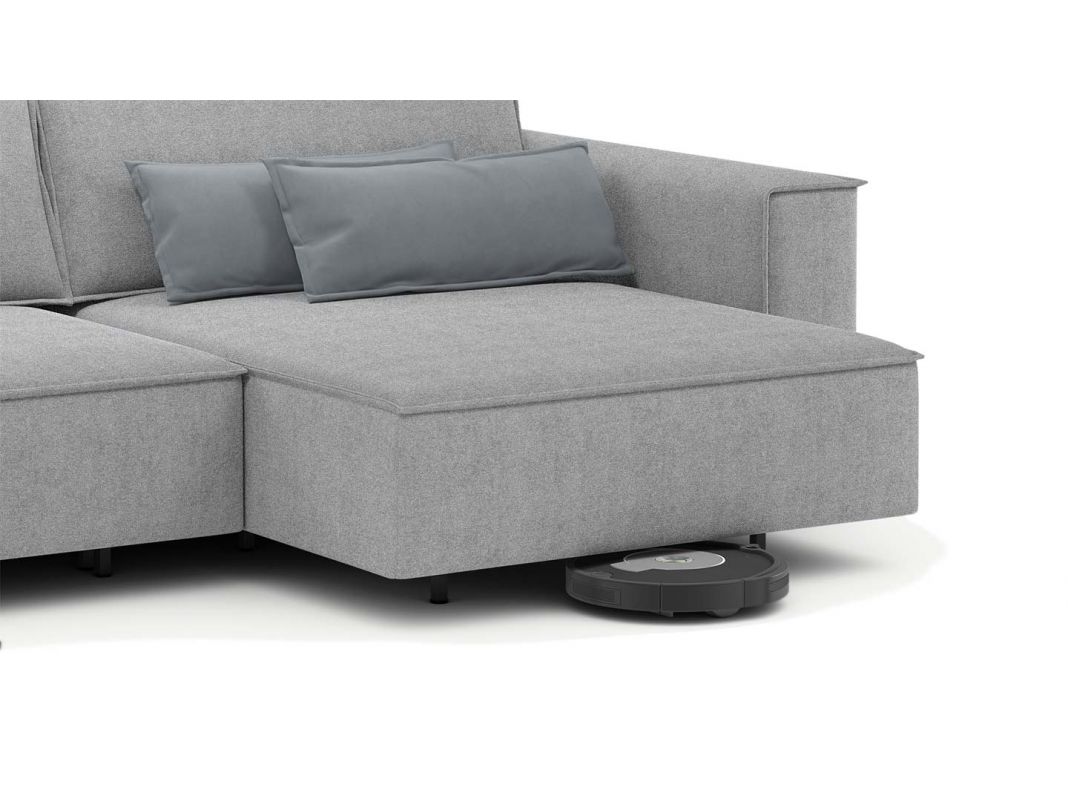 Угловой диван MOON 005 цвет серый (фото 327913)