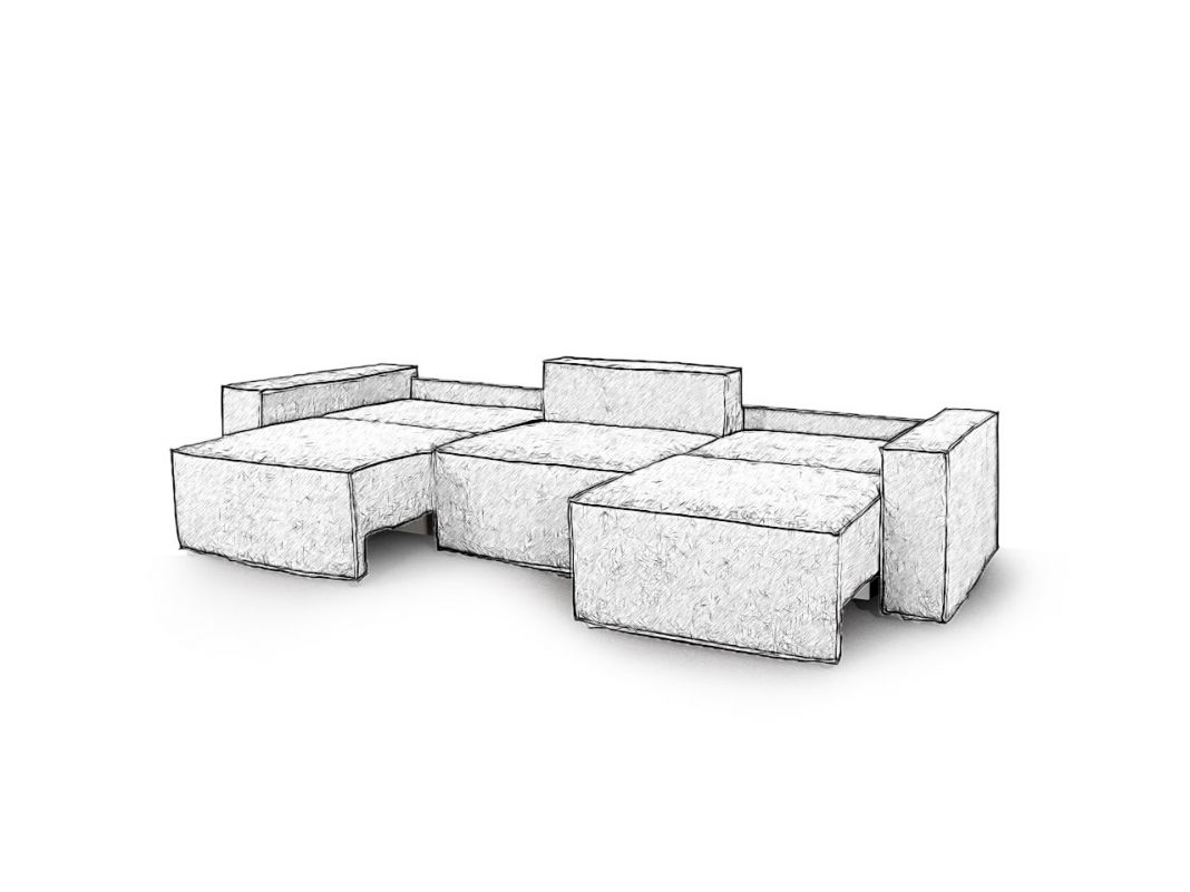 Диван Тулон-9 цвет белый,бежевый (фото 252838)