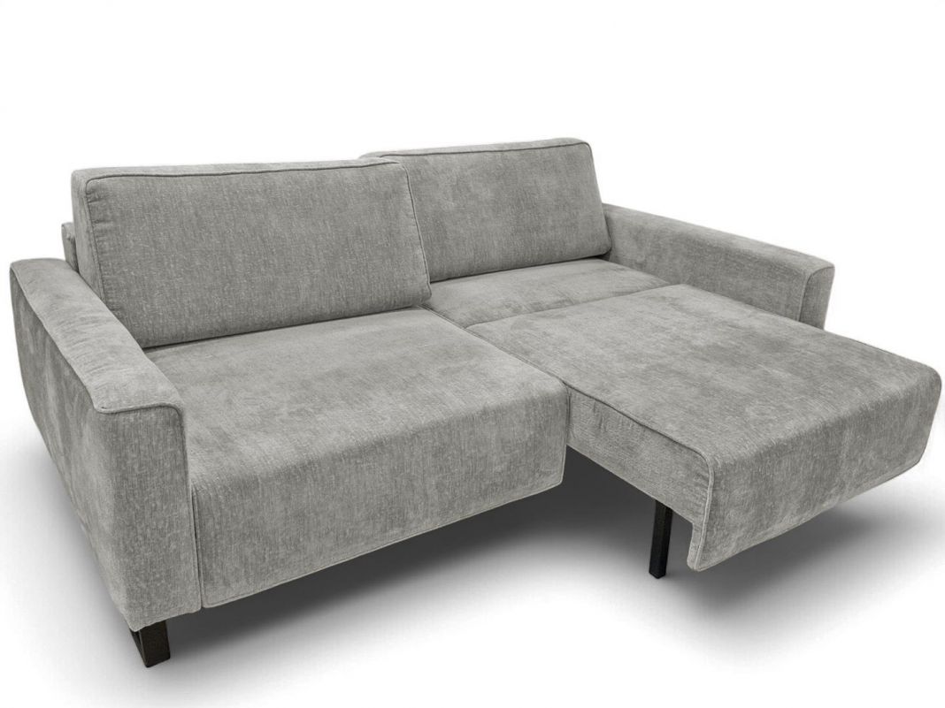 Диван Портленд двухсекционный реальное фото образца цвет серый (фото 330376)