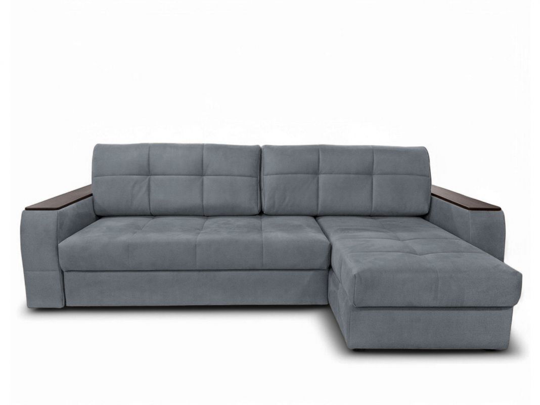 Угловой диван Сиэтл реальное фото образца цвет синий,голубой (фото 330545)