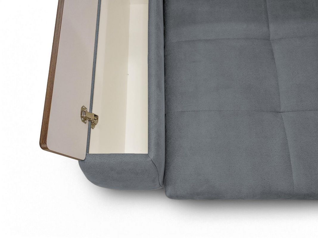 Угловой диван Сиэтл реальное фото образца цвет синий,голубой (фото 330548)