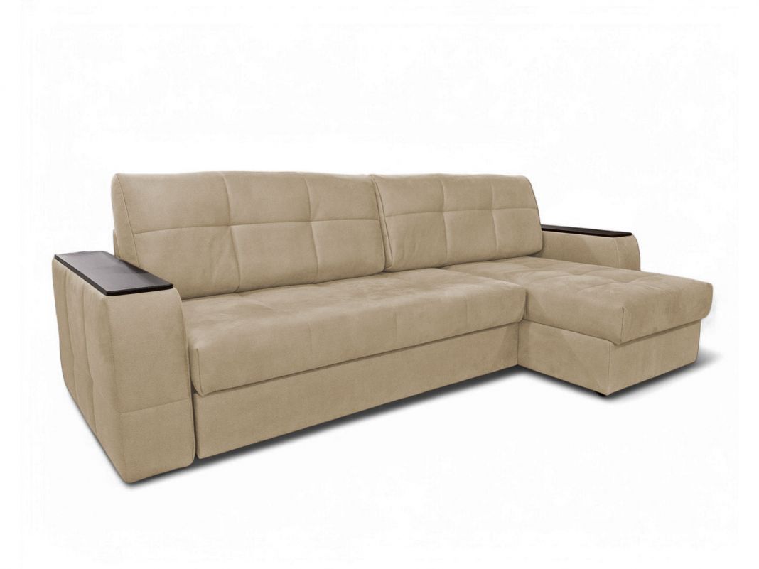 Угловой диван Сиэтл реальное фото образца цвет бежевый (фото 330594)