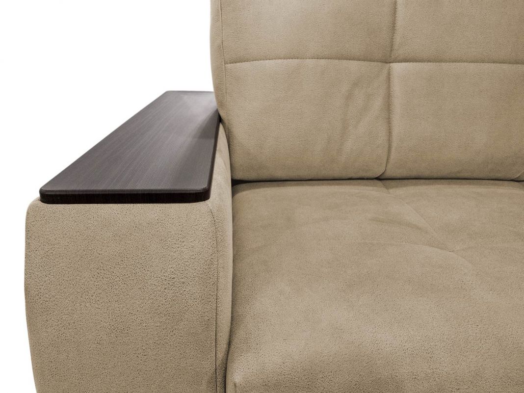 Угловой диван Сиэтл реальное фото образца цвет бежевый (фото 330596)