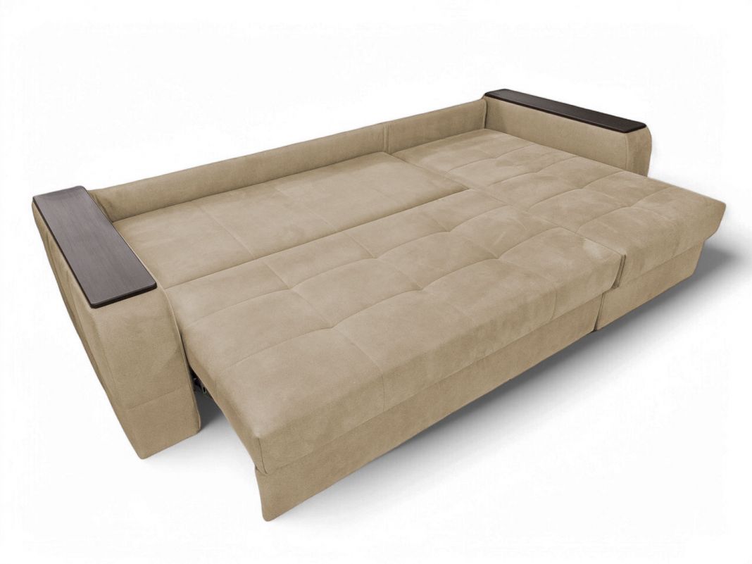 Угловой диван Сиэтл реальное фото образца цвет бежевый (фото 330600)