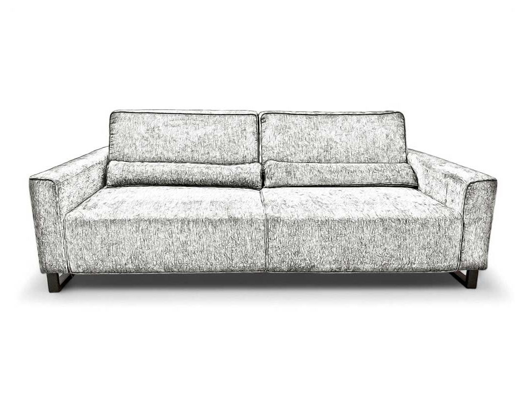 Диван Портленд двухсекционный реальное фото образца цвет бежевый (фото 330424)