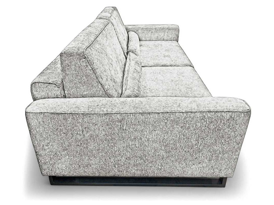 Диван Портленд двухсекционный реальное фото образца цвет бежевый (фото 330425)