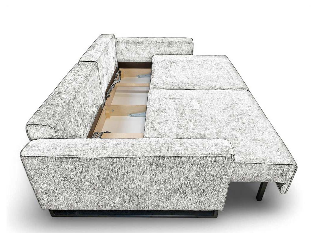 Диван Портленд двухсекционный реальное фото образца цвет бежевый (фото 330426)