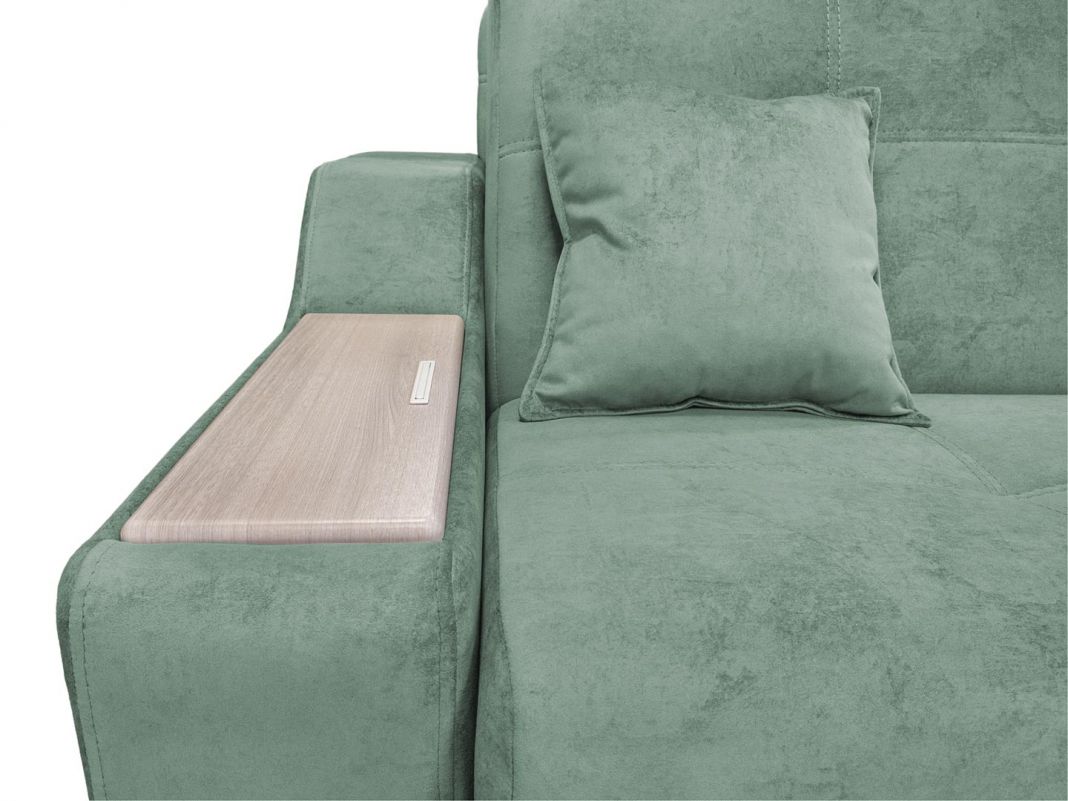 Диван Бостон реальное фото образца цвет зеленый,мята (фото 335650)