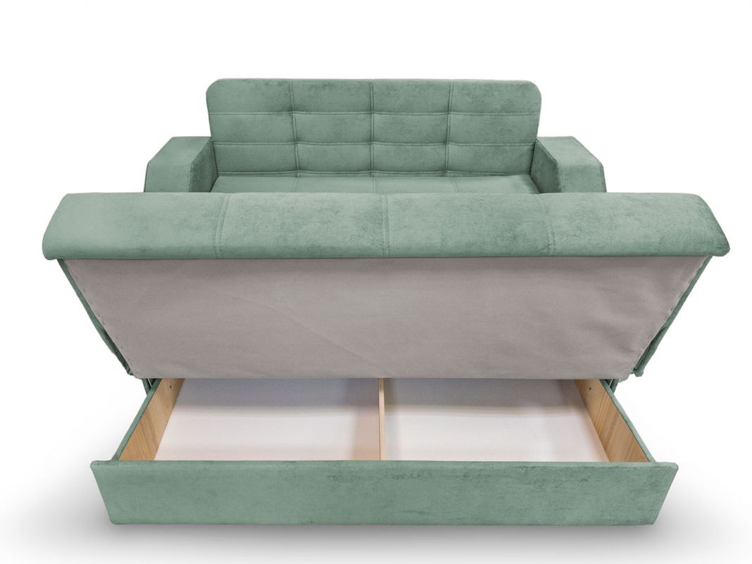 Диван Бостон реальное фото образца цвет зеленый,мята (фото 335653)