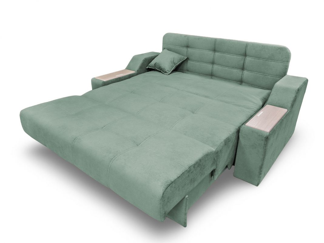 Диван Бостон реальное фото образца цвет зеленый,мята (фото 335655)