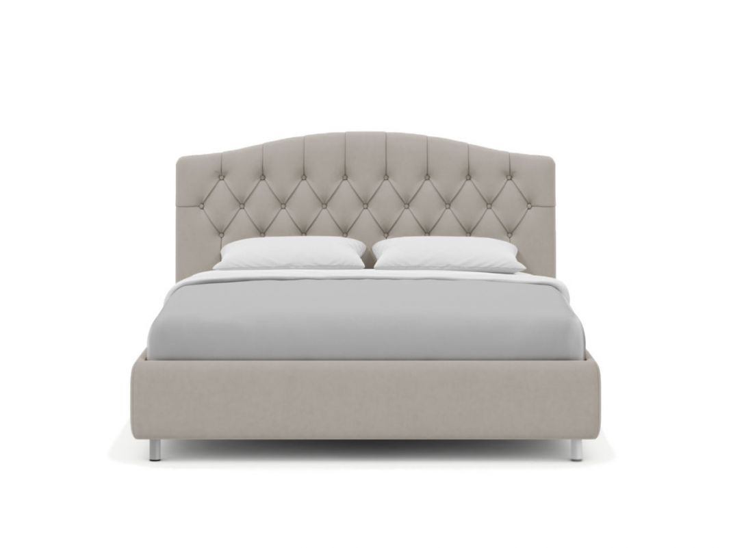 Кровать с подъемным механизмом MOON 1157 цвет серый (фото 336486)