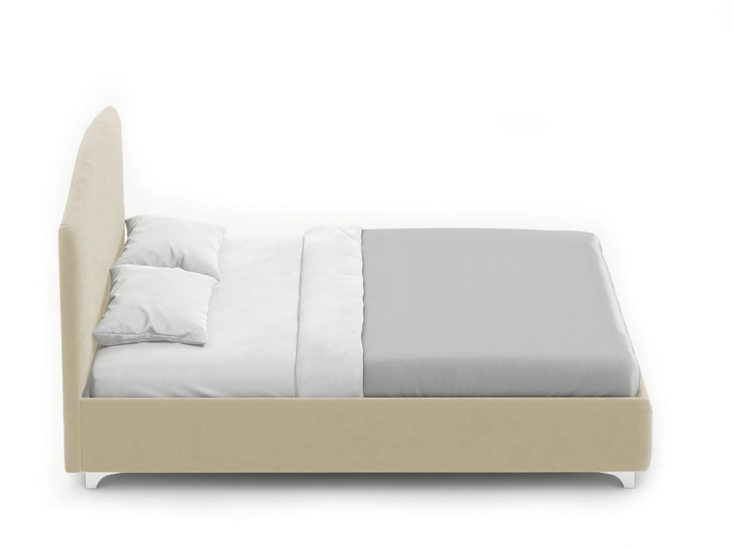 Кровать с подъемным механизмом MOON 1158 цвет бежевый (фото 337456)