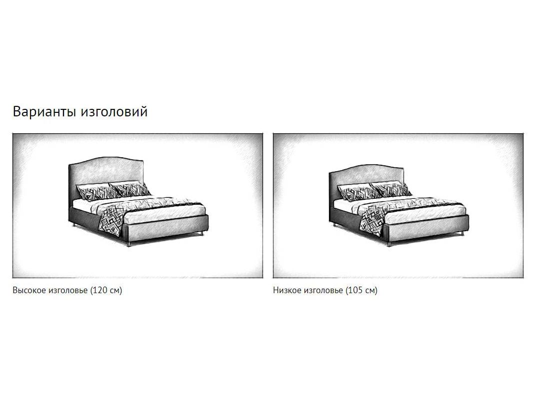 Кровать с подъемным механизмом MOON 1158 цвет бежевый (фото 338717)