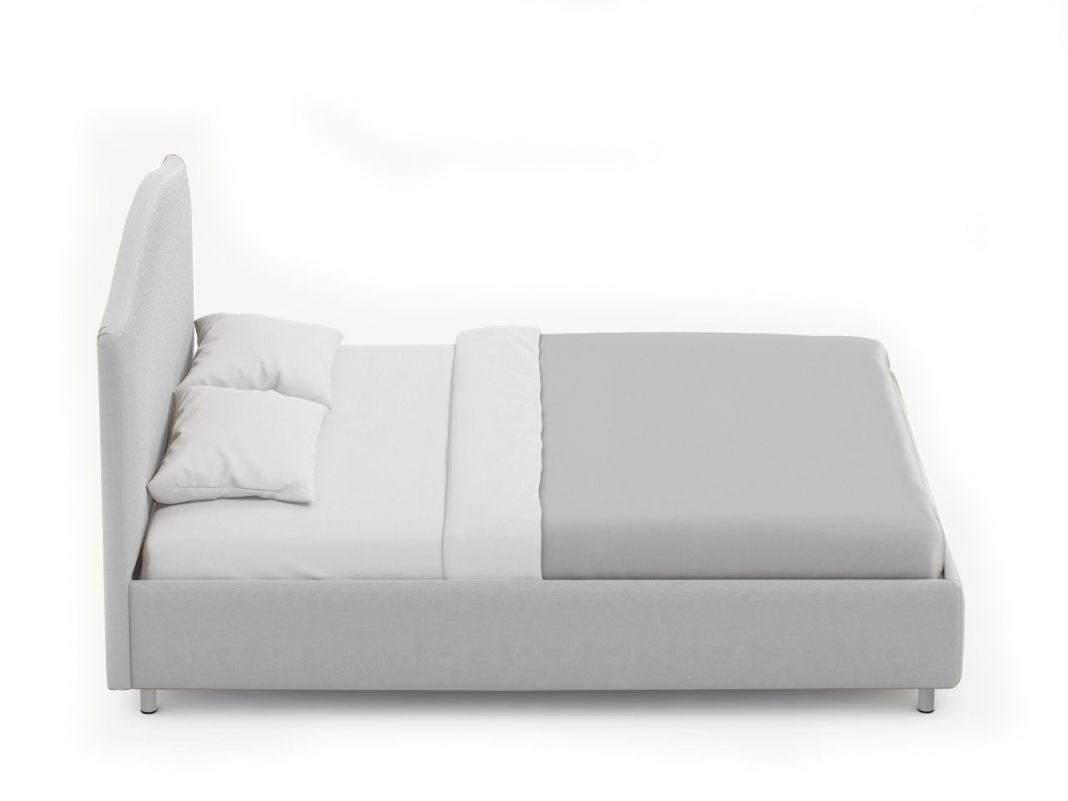 Кровать с подъемным механизмом MOON 1158 цвет серый (фото 339389)