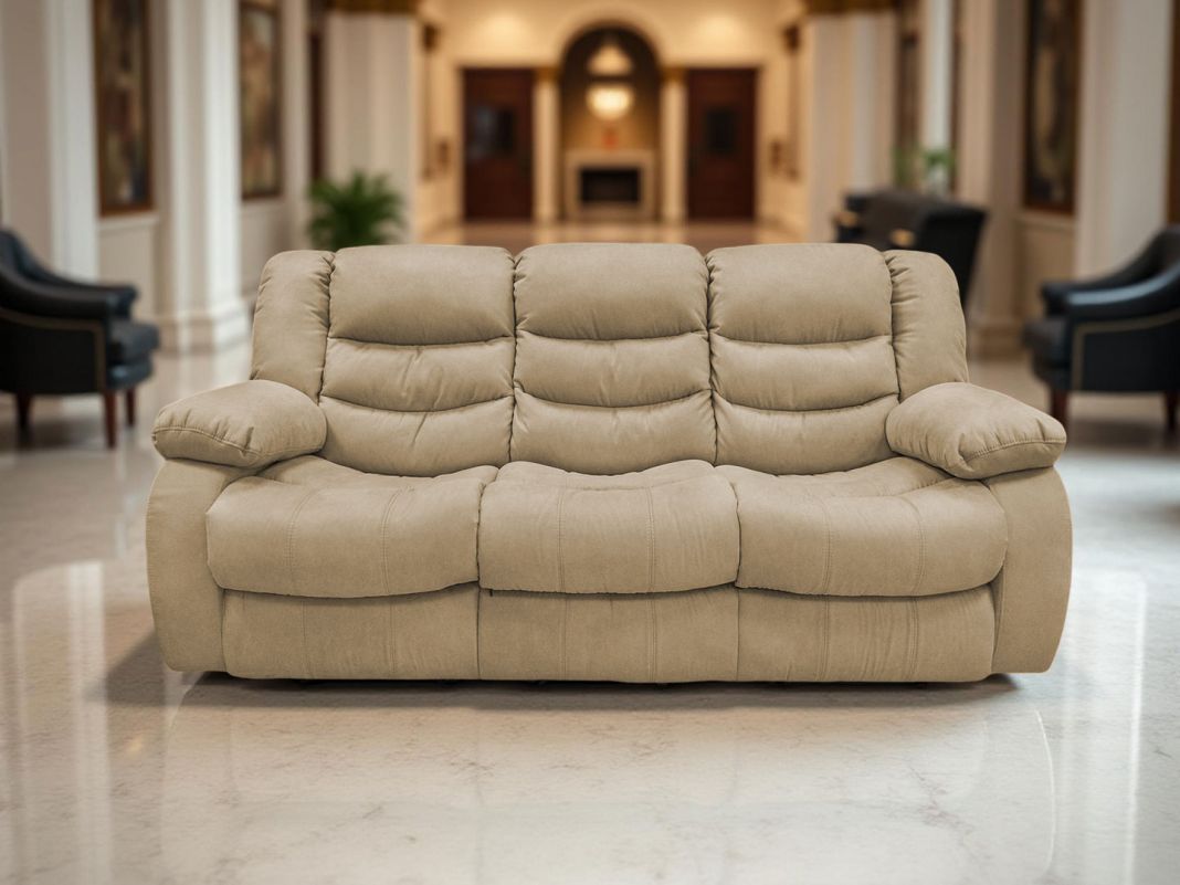 Диван Маранта 3-х местный цвет бежевый (фото 339643)