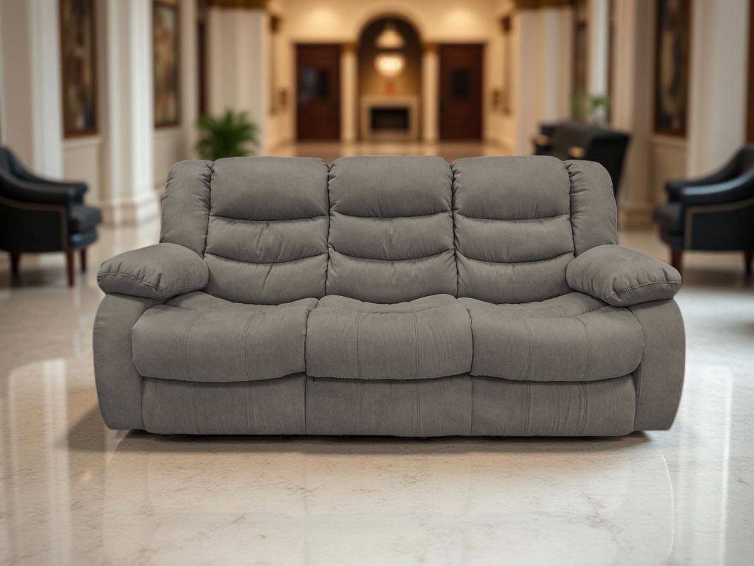 Диван Маранта 3-х местный цвет серый (фото 339683)