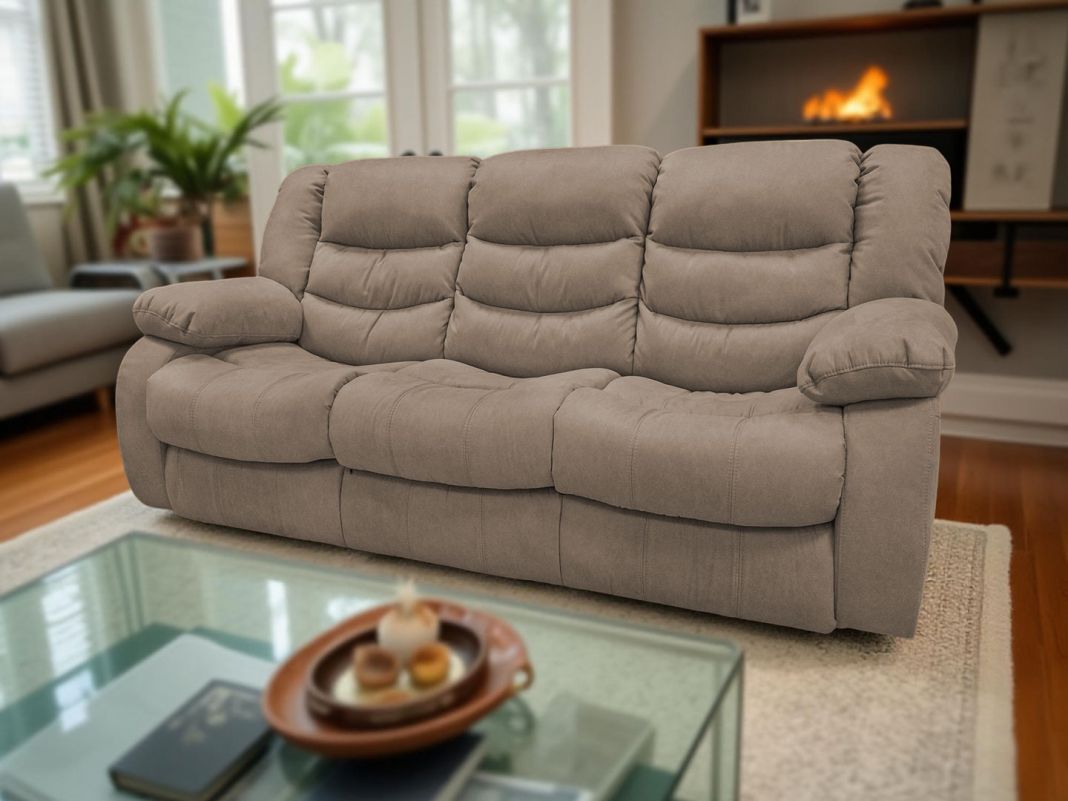 Диван Маранта 3-х местный цвет бежевый (фото 339781)