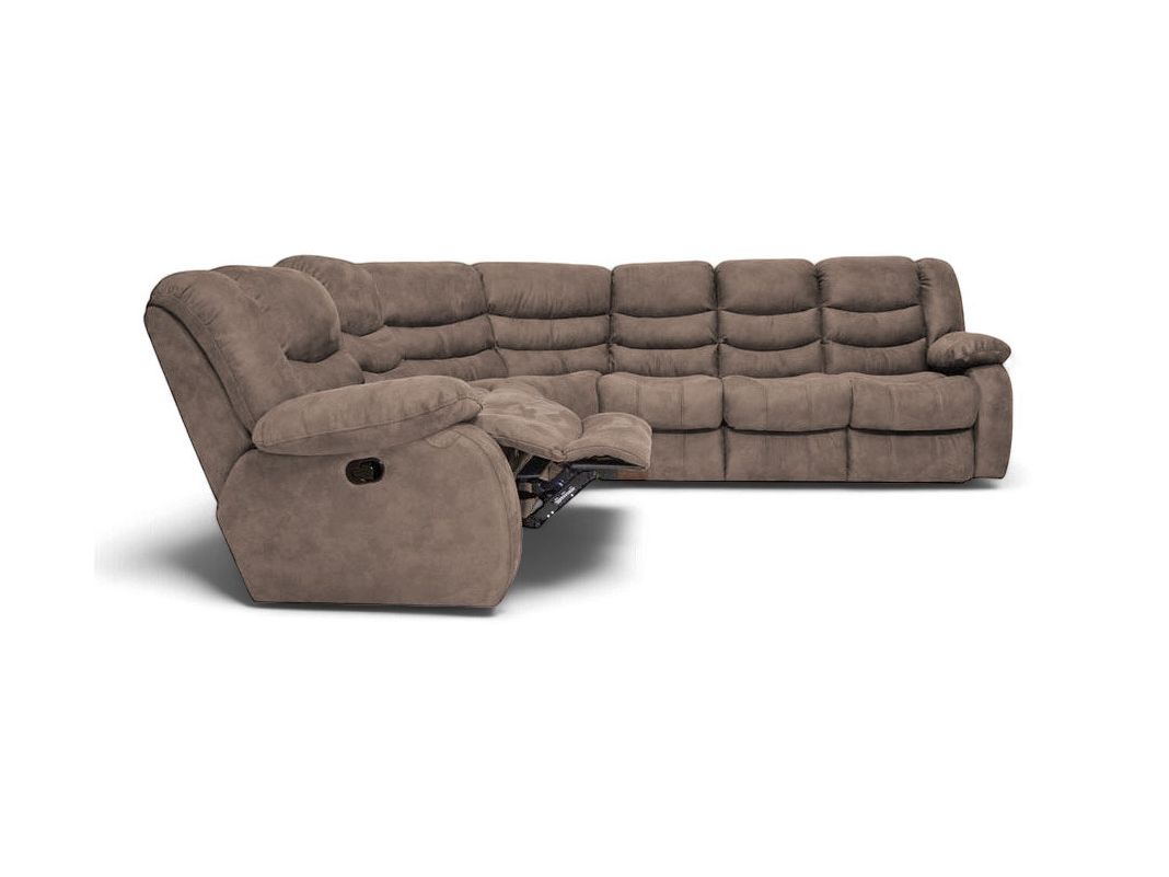 Угловой диван Маранта цвет коричневый (фото 340228)