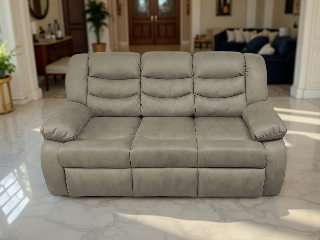 Диван Маранта 3-х местный цвет серый (фото 340726)