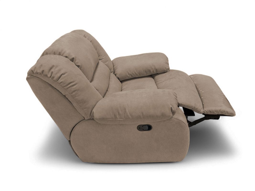 Кресло реклайнер Маранта мехеническое цвет бежевый,коричневый (фото 340081)