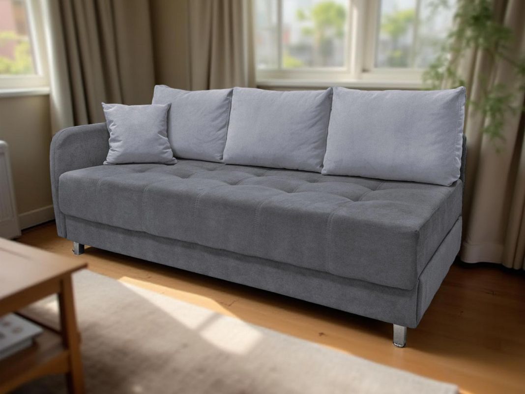 Тахта кушетка Бриз реальное фото образца цвет серый (фото 342022)