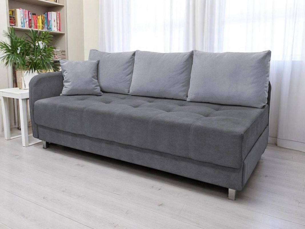 Тахта кушетка Бриз реальное фото образца цвет серый (фото 342023)