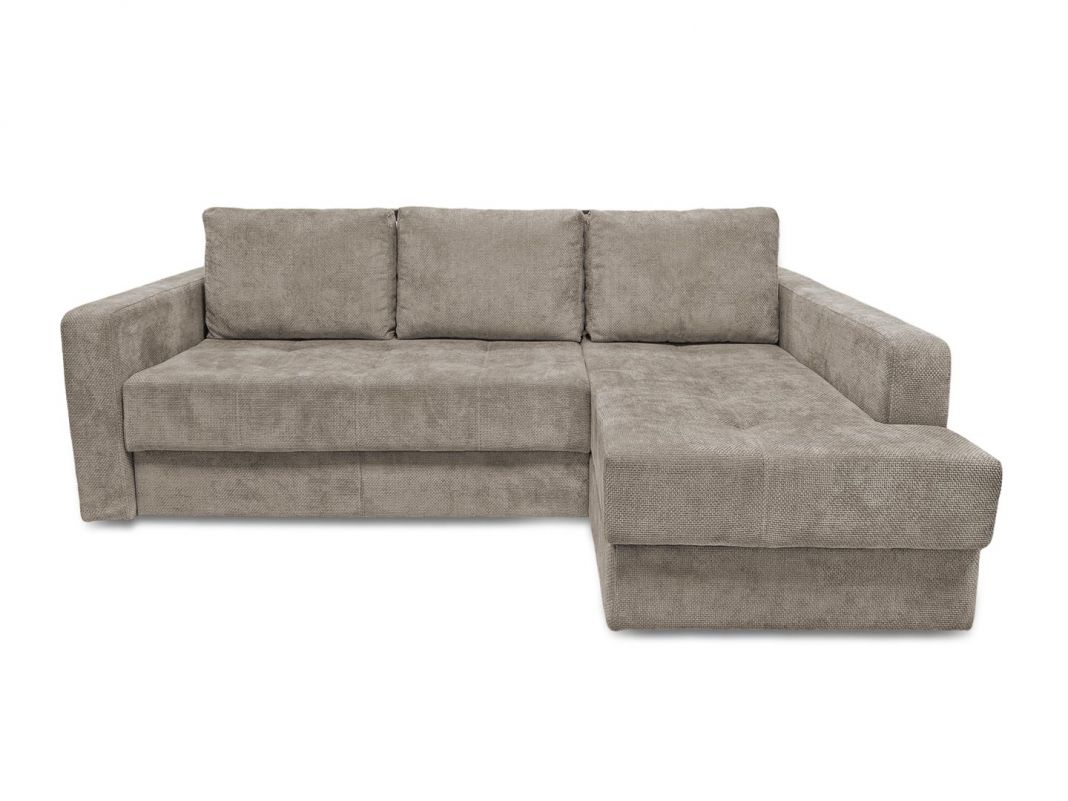 Угловой диван Остин реальное фото образца цвет серый (фото 284880)